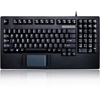 Adesso EasyTouch 425 - Rackmount Touchpad Keyboard, Standard, Wired, USB, Membrane, QWERTY, Black