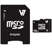 V7 microSDHC 16GB Class-10 Memory Card with Adapter 20MB/s (Pack of 1) V7 microSDHC 16GB Class-10 Memory Card with Adapter 20MB/s (Pack of 1)