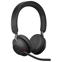 Jabra Evolve2 65 Wireless Computer Headset with Charging Stand (USB-A dongle & Bluetooth) - Microsoft Teams Certified