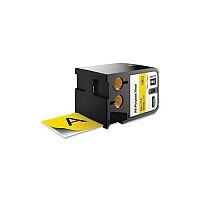 Dymo Label Tape Permanent Adhesive 54 mm Width x 7.50 m Length Thermal Transfer Yellow Vinyl 1 Roll
