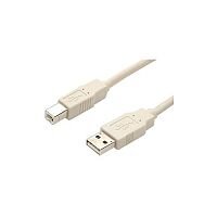 StarTech 6 ft Beige A to B USB Cable M/M 1 x Type A Male 1 x Type B Male StarTech 6 ft Beige A to B USB Cable M/M 1 x Type A Male 1 x Type B Male