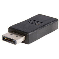 StarTech.com DisplayPort to HDMI Adapter - 1080p Compact DP to HDMI Adapter/Video Converter - VESA DisplayPort Certified - Passive DP 1.2 to HDMI Monitor/Display/Projector Cable Adapter, DisplayPort, HDMI, Black StarTech.com DisplayPort to HDMI Adapter - 1080p Compact DP to HDMI Adapter/Video Converter - VESA DisplayPort Certified - Passive DP 1.2 to HDMI Monitor/Display/Projector Cable Adapter, DisplayPort, HDMI, Black