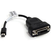 StarTech.com Mini DisplayPort to DVI Active Adapter, 0.12 m, Mini DisplayPort, DVI-D, Male, Female, Straight