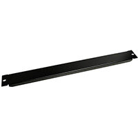 StarTech.com 1U Rack Blank Panel for 19in Server Racks and Cabinets, Blank panel, Black, Steel, 1U, EIA RS310-C, CE
