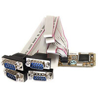 StarTech.com 4 Port RS232 Mini PCI Express Serial Card w/ 16650 UART, Mini PCI Express, Serial, RS-232, Green, MosChip MCS9904CV-AA, 256 B StarTech.com 4 Port RS232 Mini PCI Express Serial Card w/ 16650 UART, Mini PCI Express, Serial, RS-232, Green, MosChip MCS9904CV-AA, 256 B