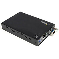 StarTech.com Fiber Media Converter Gigabit 1000Mbps MM Fibre LC 550m, 2000 Mbit/s, 1000Base-T, 1000Base-LX,1000Base-SX, Gigabit Ethernet, 1000 Mbit/s, Full, Half