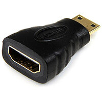 StarTech.com HDMI to HDMI Mini Adapter - F/M, Mini HDMI, HDMI, Black StarTech.com HDMI to HDMI Mini Adapter - F/M, Mini HDMI, HDMI, Black