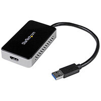 StarTech.com USB 3.0 to HDMI Adapter with 1-Port USB Hub – 1920x1200, 3.2 Gen 1 (3.1 Gen 1), USB Type-A, HDMI output, 1920 x 1200 pixels StarTech.com USB 3.0 to HDMI Adapter with 1-Port USB Hub – 1920x1200, 3.2 Gen 1 (3.1 Gen 1), USB Type-A, HDMI output, 1920 x 1200 pixels