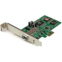 StarTech.com PCI Express Gigabit Ethernet Fiber Network Card w/ Open SFP - PCIe SFP Network Card Adapter NIC, Internal, Wired, PCI Express, Fiber, 2000 Mbit/s