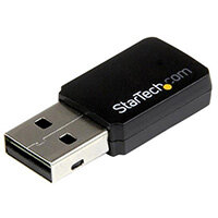 StarTech.com USB 2.0 AC600 Mini Dual Band Wireless-AC Network Adapter - 1T1R 802.11ac WiFi Adapter, Wireless, USB, WLAN, Wi-Fi 5 (802.11ac), 433 Mbit/s, Black StarTech.com USB 2.0 AC600 Mini Dual Band Wireless-AC Network Adapter - 1T1R 802.11ac WiFi Adapter, Wireless, USB, WLAN, Wi-Fi 5 (802.11ac), 433 Mbit/s, Black