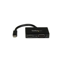StarTech Travel A/V Adapter: 2-in-1 Mini DisplayPort to HDMI or VGA Converter MDP2HDVGA