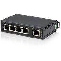 StarTech.com 5-port industrial Ethernet switch - DIN rail mountable, Unmanaged, Fast Ethernet (10/100), Full duplex, Rack mounting