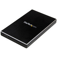 StarTech.com USB 3.1 (10 Gbps) Enclosure for 2.5Inch SATA Drives, HDD/SSD enclosure, 2.5 Inches, Serial ATA, 10 Gbit/s, USB connectivity, Black