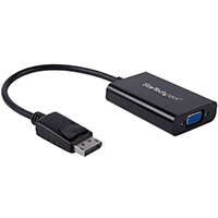 StarTech.com DisplayPort to VGA Adapter with Audio, 0.184 m, 1920 x 1200 pixels, 1080p, Black, Active video converter, CE, FCC, REACH StarTech.com DisplayPort to VGA Adapter with Audio, 0.184 m, 1920 x 1200 pixels, 1080p, Black, Active video converter, CE, FCC, REACH