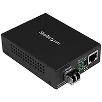 StarTech.com Gigabit Ethernet Fiber Media Converter - Compact - 850nm MM LC - 550m, 1000 Mbit/s, 1000Base-T,100Base-TX,10Base-T, 1000Base-LX,1000Base-SX, IEEE 802.3,IEEE 802.3ab,IEEE 802.3u,IEEE 802.3z, Gigabit Ethernet, 10,100,1000 Mbit/s