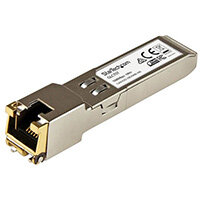 StarTech.com Cisco GLC-T Compatible SFP Transceiver Module - 1000BASE-T, Copper, 1000 Mbit/s, SFP, 100 m, IEEE 802.3ab, Silver