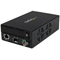 StarTech.com 10 Gigabit Ethernet Copper-to-Fiber Media Converter - Open SFP+ - Managed, 20000 Mbit/s, IEEE 802.3ab,IEEE 802.3ae,IEEE 802.3an,IEEE 802.3u, 10BASE-T,100BASE-TX,1000BASE-T, 10GBASE-ER,10GBASE-EW,10GBASE-LR,10GBASE-LW,10GBASE-R,10GBASE-SR,10GB StarTech.com 10 Gigabit Ethernet Copper-to-Fiber Media Converter - Open SFP+ - Managed, 20000 Mbit/s, IEEE 802.3ab,IEEE 802.3ae,IEEE 802.3an,IEEE 802.3u, 10BASE-T,100BASE-TX,1000BASE-T, 10GBASE-ER,10GBASE-EW,10GBASE-LR,10GBASE-LW,10GBASE-R,10GBASE-SR,10GB