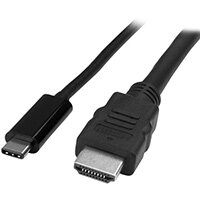 StarTech.com USB-C to HDMI Adapter Cable - 2m (6 ft.) - 4K at 30 Hz, 2 m, USB Type-C, HDMI, Male, Male, Straight