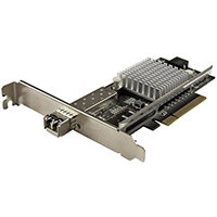 StarTech.com 1-Port 10G SFP+ Fiber Optic Network Card - PCIe - Intel Chip - MM, Internal, Wired, PCI Express, Fiber, 20000 Mbit/s, Black StarTech.com 1-Port 10G SFP+ Fiber Optic Network Card - PCIe - Intel Chip - MM, Internal, Wired, PCI Express, Fiber, 20000 Mbit/s, Black