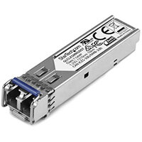 StarTech.com Cisco GLC-LX-SM-RGD Compatible SFP Transceiver Module - 1000BASE-LX, Fiber optic, 1250 Mbit/s, SFP, LC, LX, 10000 m StarTech.com Cisco GLC-LX-SM-RGD Compatible SFP Transceiver Module - 1000BASE-LX, Fiber optic, 1250 Mbit/s, SFP, LC, LX, 10000 m