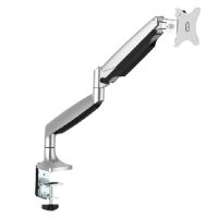 StarTech Single Desk Mount Monitor Arm - Full Motion - Articulating - Gas Spring Cylinder - Silver