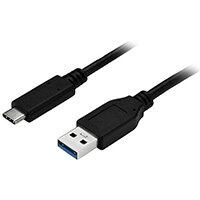 StarTech.com USB to USB-C Cable - M/M - 1 m (3 ft.) - USB 3.0 - USB-A to USB-C, 1 m, USB A, USB C, USB 3.2 Gen 1 (3.1 Gen 1), 5000 Mbit/s, Black