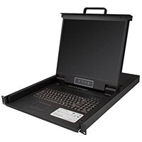 StarTech.com 8 Port Rackmount KVM Console w/ 6ft Cables - Integrated KVM Switch w/ 19 Inches LCD Monitor - Fully Featured 1U LCD KVM Drawer- OSD KVM - Durable 50,000 MTBF - USB + VGA Support, 48.3 cm (19 Inches), 1280 x 1024 pixels, TFT LCD, 250 cd/m2, 10