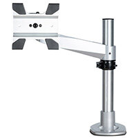 StarTech.com Desk Mount Monitor Arm - VESA or Apple iMac/Thunderbolt or Ultrawide Display up to 30lb/44 Inches - Articulating Height Adjustable Single Desktop Monitor Pole Mount - Clamp/Grommet, Clamp, 14 kg, 30.5 cm (12 Inches), 86.4 cm (34 Inches), 100 