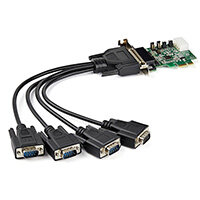 StarTech.com 4-port PCI Express RS232 Serial Adapter Card - PCIe RS232 Serial Host Controller Card - PCIe to Serial DB9 - 16950 UART - Low Profile Expansion Card - Windows/Linux, PCIe, Serial, PCIe 1.1, Green, 214358 h, REACH, CE, FCC StarTech.com 4-port PCI Express RS232 Serial Adapter Card - PCIe RS232 Serial Host Controller Card - PCIe to Serial DB9 - 16950 UART - Low Profile Expansion Card - Windows/Linux, PCIe, Serial, PCIe 1.1, Green, 214358 h, REACH, CE, FCC