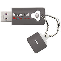 Integral Crypto Encrypted USB 3.0 64GB Flash Drive INFD64GCRY3.0197 Integral Crypto Encrypted USB 3.0 64GB Flash Drive INFD64GCRY3.0197