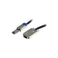 StarTech 2m External Serial Attached SCSI SAS Cable SFF-8470 to SFF-8088 1 x SFF-8470 SAS 1 x SFF-8088 SAS Black ISAS88702