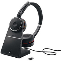 Jabra Evolve 75 UC Headset with Charging Stand 7599-838-199 Jabra Evolve 75 UC Headset with Charging Stand 7599-838-199