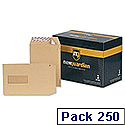 New Guardian C5 Window Manilla 130gsm Envelopes Peel and Seal Pocket Pack 250 Ref F26639 New Guardian C5 Window Manilla 130gsm Envelopes Peel and Seal Pocket Pack 250 Ref F26639