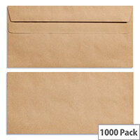 New Guardian DL Envelopes Self Seal Manilla 80gsm Pack of 1000 Ref H25411 New Guardian DL Envelopes Self Seal Manilla 80gsm Pack of 1000 Ref H25411