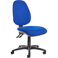 Jota high back operator chair with no arms - blue