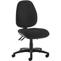 Jota High Back Operator Chair With No Arms - Black