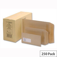 New Guardian 90gsm Envelopes C4 Manilla Pocket Press Seal Mediumweight Pack 250 Ref K26309 New Guardian 90gsm Envelopes C4 Manilla Pocket Press Seal Mediumweight Pack 250 Ref K26309