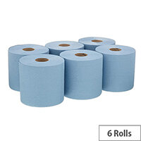 Kimberly-Clark Wypall L20 Tissues Refill Paper Rolls Control Centre Feed Blue Rolls Pack 6 7342 Kimberly-Clark Wypall L20 Tissues Refill Paper Rolls Control Centre Feed Blue Rolls Pack 6 7342