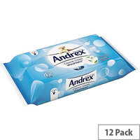 Andrex Classic Clean Toilet Moist Wipes Washlets 42 Wet Wipes Per Pack (Pack of 12) 4512278 Andrex Classic Clean Toilet Moist Wipes Washlets 42 Wet Wipes Per Pack (Pack of 12) 4512278