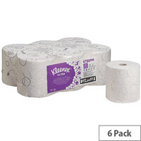 Kleenex Ultra 2 Ply White Hand Towel Rolls 150m (6 Rolls) 6780