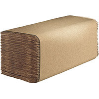 Hostess Natura Hand Towels 1Ply Interfold Natural Pack of 12 6832