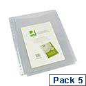 Q-Connect Full Cover Expanding Punched Pocket A4 Pack of 5 KF00138 Q-Connect Full Cover Expanding Punched Pocket A4 Pack of 5 KF00138