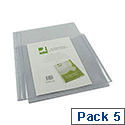 Q-Connect 3/4 Cover Expanding Punched Pocket A4 Pack of 5 KF00139 Q-Connect 3/4 Cover Expanding Punched Pocket A4 Pack of 5 KF00139