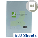 A4 Blue Coloured Copier Paper 80gsm Ream 500 Sheets Q-Connect A4 Blue Coloured Copier Paper 80gsm Ream 500 Sheets Q-Connect