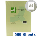 A4 Coloured Copier Paper 80gsm Yellow Ream 500 Sheets Q-Connect A4 Coloured Copier Paper 80gsm Yellow Ream 500 Sheets Q-Connect