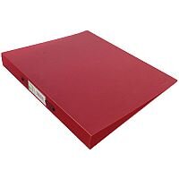 Q-Connect 2 Ring Frosted Red A4 Binder KF02482