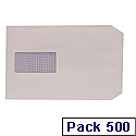 Q-Connect Envelopes C5 100gsm Window Peel and Seal White Pack of 500 1P53 Q-Connect Envelopes C5 100gsm Window Peel and Seal White Pack of 500 1P53