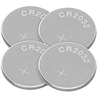 Q-Connect CR2032 Lith Coin Cell Battery Pack of 4 KF15036