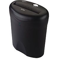 Q-Connect Deskside Paper Shredder Strip-Cut With 9 Litre Waste Bin Sec. Level 2 - Ideal in the home or office as deskside shredder. 9 litre waste bin. Reverse function and overheating protection. Q-Connect Deskside Paper Shredder Strip-Cut With 9 Litre Waste Bin Sec. Level 2 - Ideal in the home or office as deskside shredder. 9 litre waste bin. Reverse function and overheating protection.
