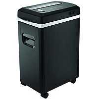 Q-Connect Q8MICRO Micro-Cut Shredder - Security Level P-5, 15L Waste Bin, Jam Reverse, Shreds 8 Sheets At Once - KF15548 - Colour: Black
